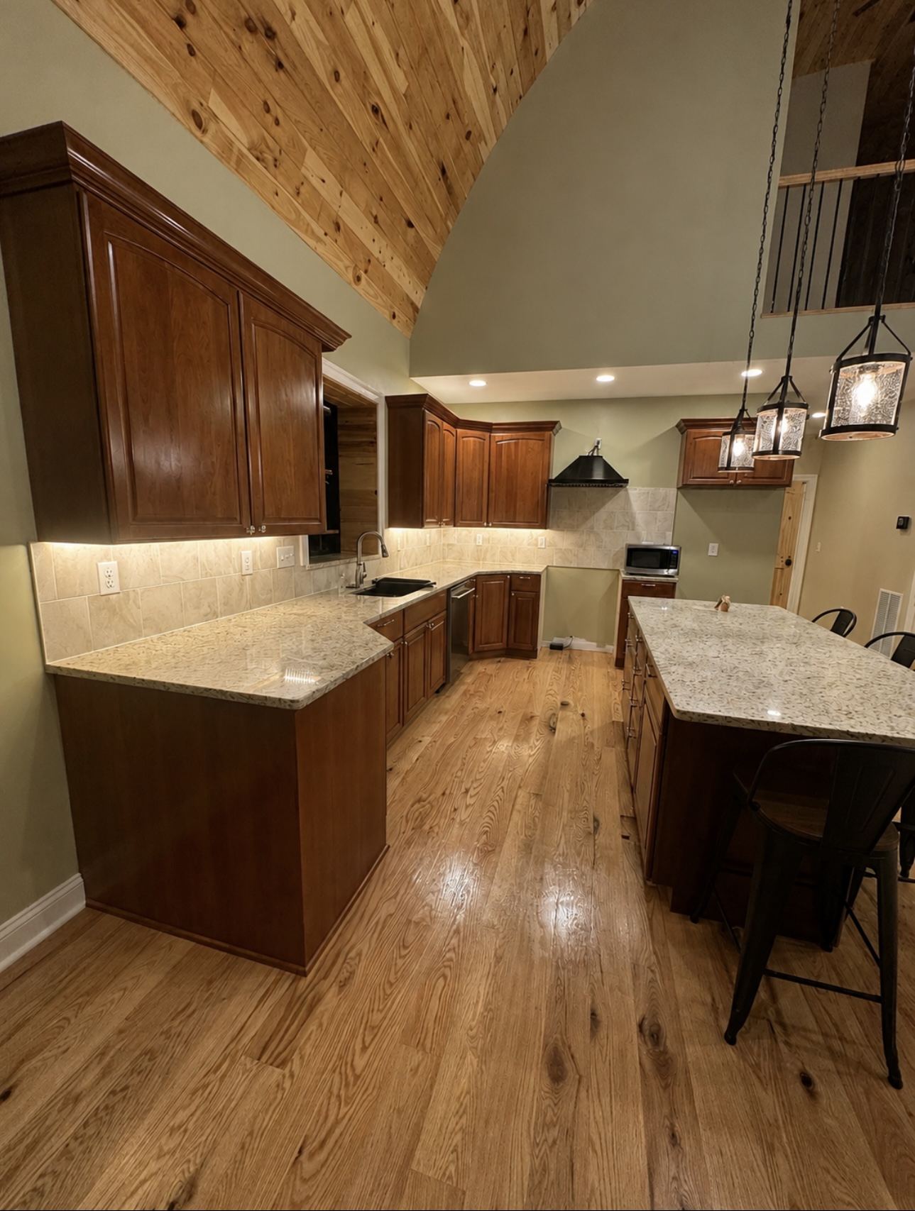 Post-construction cleaning after photo