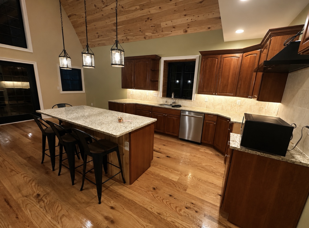 Post-construction cleaning after photo